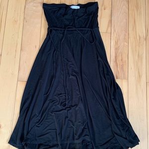 Motherhood Maternity strapless high low dress